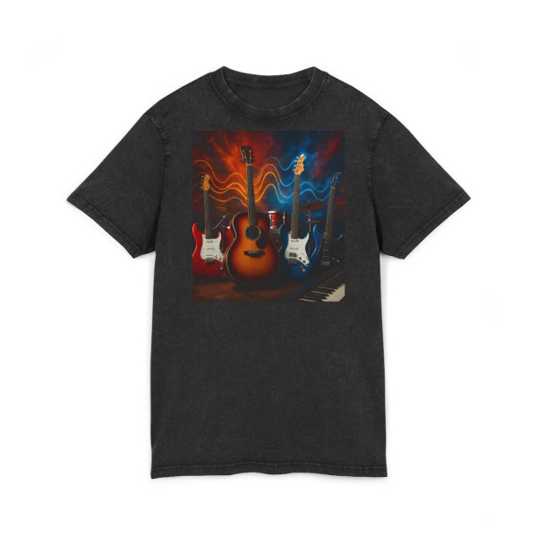 Rhythm of Joy - Acid Washed Round Neck Tee