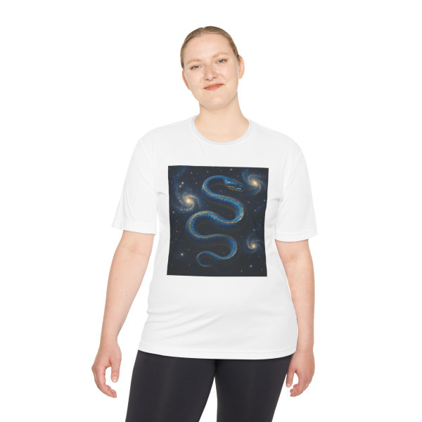 Celestial Serpent Dance - Unisex Moisture Wicking Tee