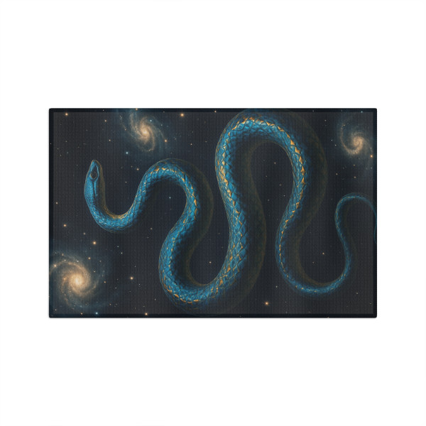 Celestial Serpent Dance - Microfiber Tea Towel