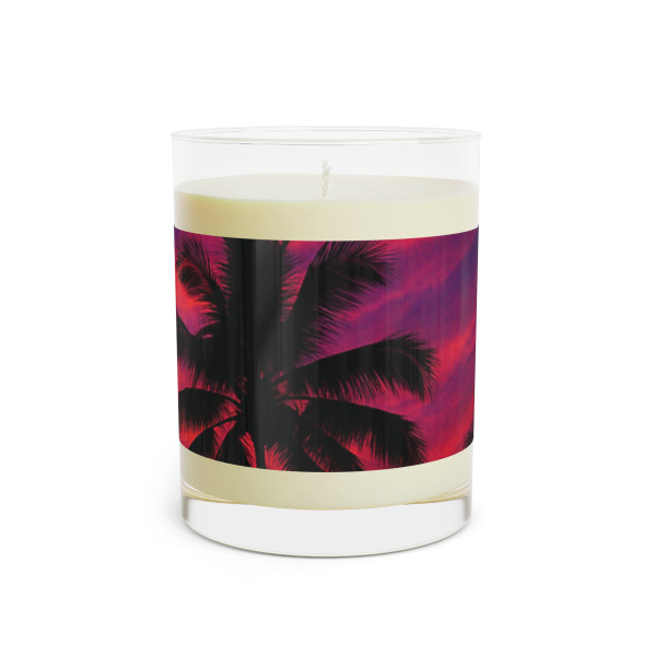 Electric Sunset Vibes - Scented Candle - Full Glass, 11oz