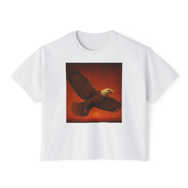 Sacred Eagle Flight - Women's Boxy Tee