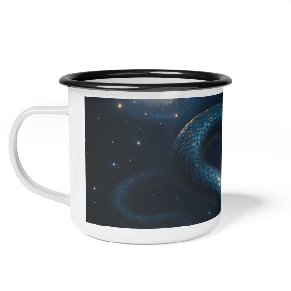 Celestial Serpent Dance - Enamel Camp Cup