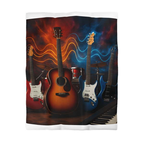 Rhythm of Joy - Microfiber Duvet Cover