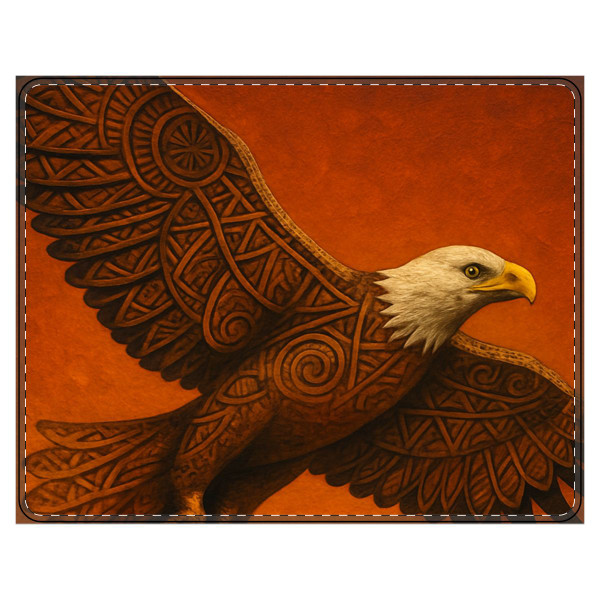 Sacred Eagle Flight - PU Leather Mouse Mat