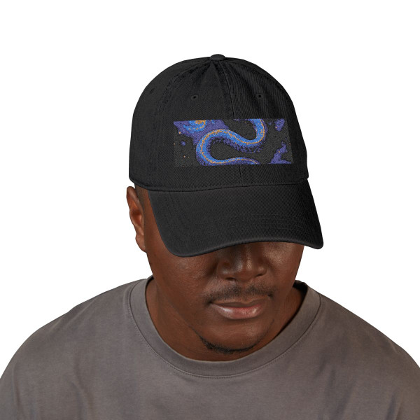 Celestial Serpent Dance - Denim Hat (Embroidery)