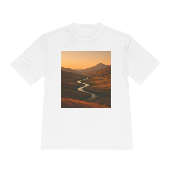 Golden Hour Valley - Unisex Moisture Wicking Tee