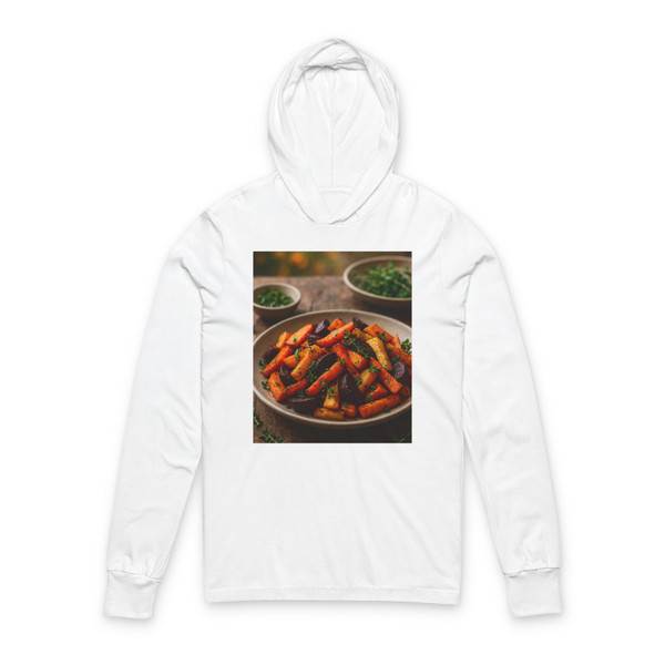 Harvest Elegance - Unisex Hooded Long Sleeve Tee