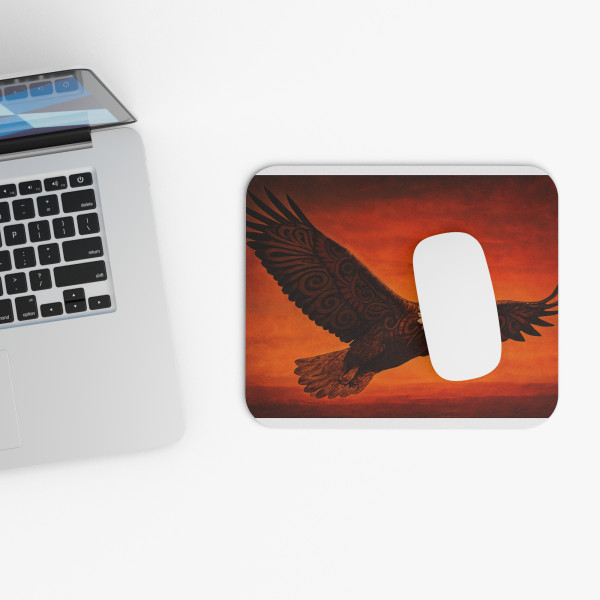 Sacred Eagle Flight - Mouse Pad (Rectangle)