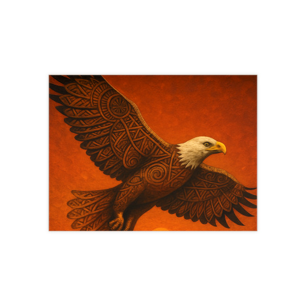 Sacred Eagle Flight - Ceramic Photo Tile