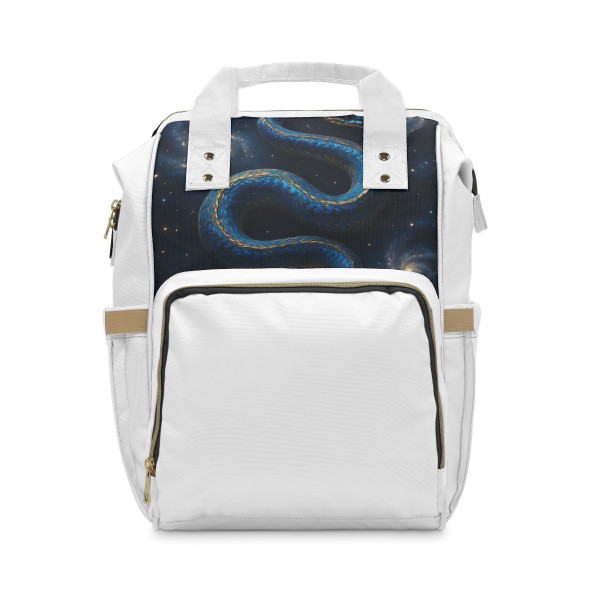 Celestial Serpent Dance - Multifunctional Diaper Backpack
