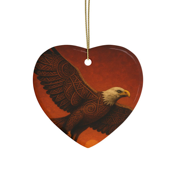 Sacred Eagle Flight - Ceramic Ornaments (1pcs, 5pcs, 10pcs, 20pcs)