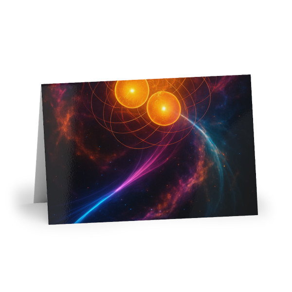 Quantum Pulse -  Greeting Cards (1 or 10-pcs)