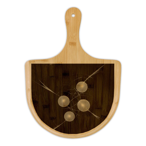 Quantum Pulse - Bamboo Pizza Board (Engraving)