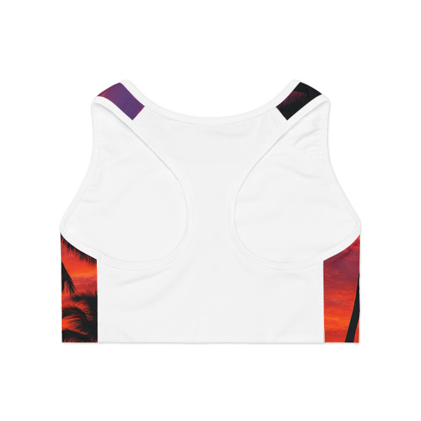 Electric Sunset Vibes - Sports Bra (AOP)