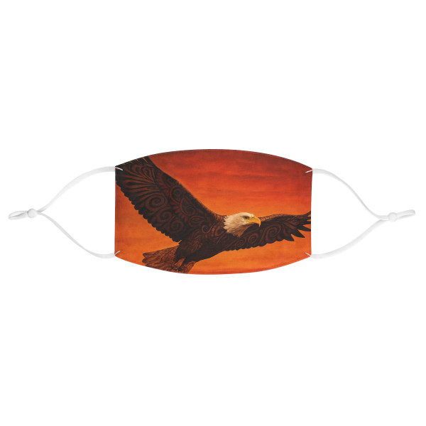 Sacred Eagle Flight - Fabric Face Mask