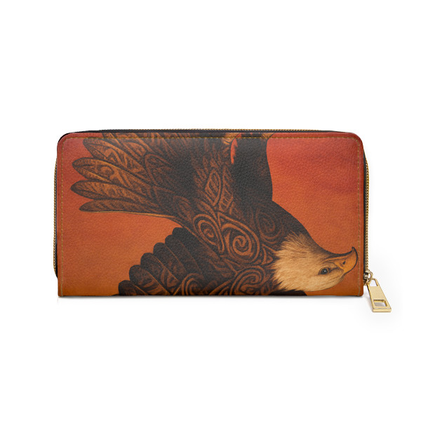 Sacred Eagle Flight - Zipper Wallet