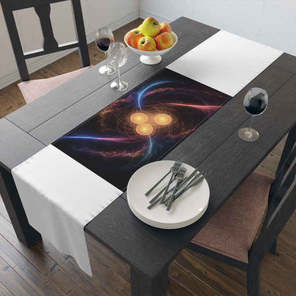 Quantum Pulse - Table Runner (Cotton, Poly)