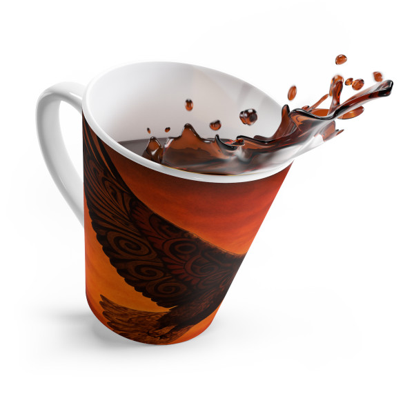 Sacred Eagle Flight - Latte Mug
