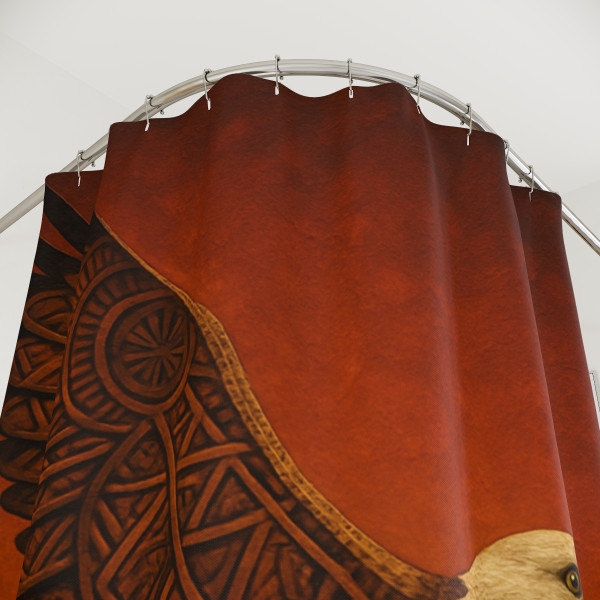 Sacred Eagle Flight - Shower Curtains