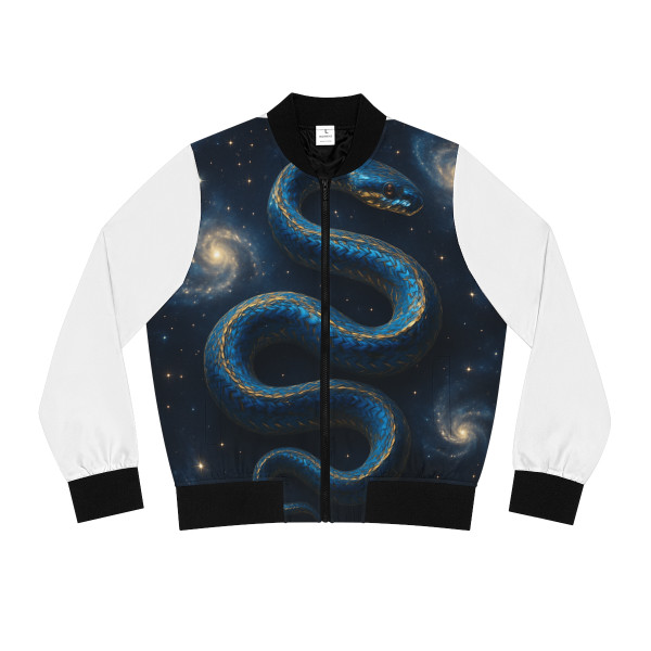 Celestial Serpent Dance - Women's Bomber Jacket (AOP)
