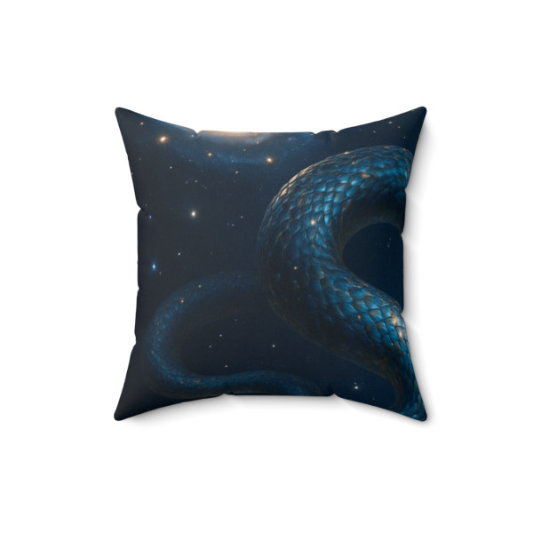 Celestial Serpent Dance - Spun Polyester Square Pillow