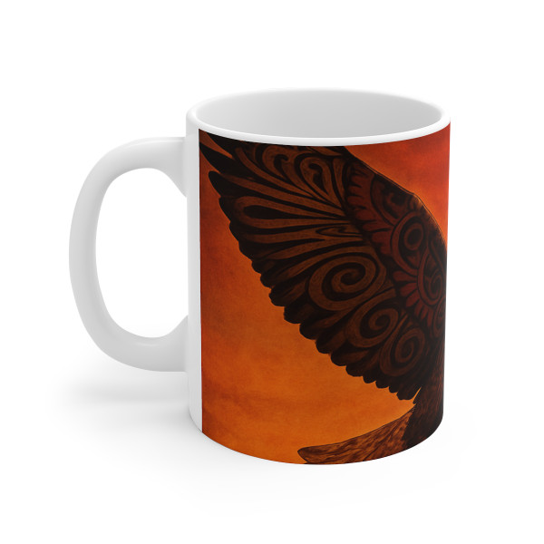 Sacred Eagle Flight - 11oz White Mug