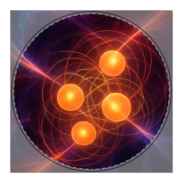 Quantum Pulse - PU Leather Mouse Mat