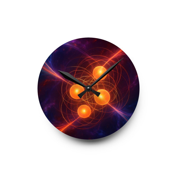 Quantum Pulse - Acrylic Wall Clock