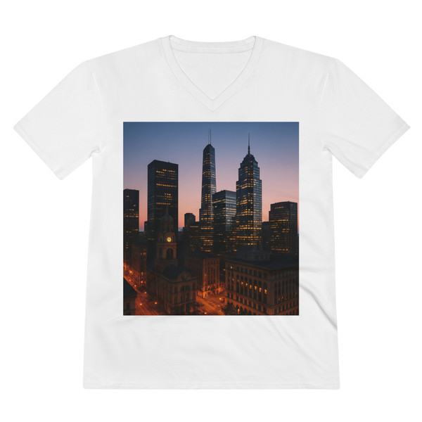 City Symphony - Men's Lightweight V-Neck Tee