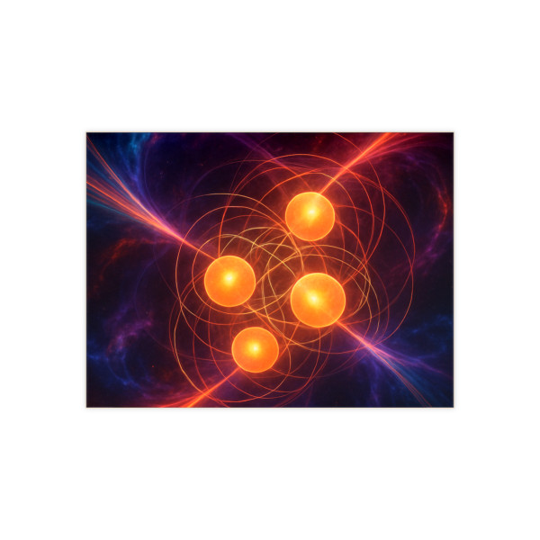 Quantum Pulse - Ceramic Photo Tile