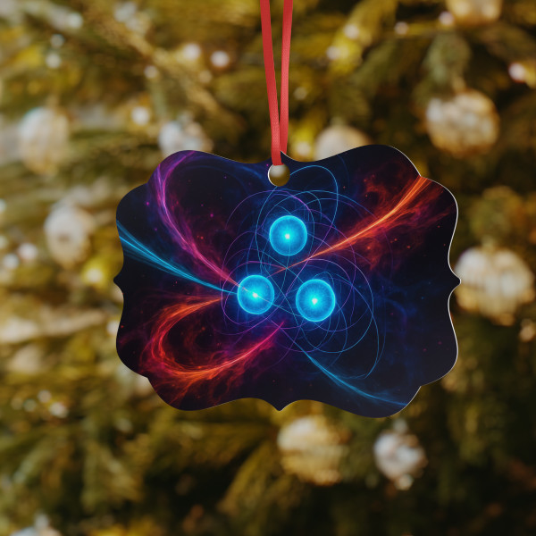 Quantum Pulse - Aluminum Ornaments, 1pc