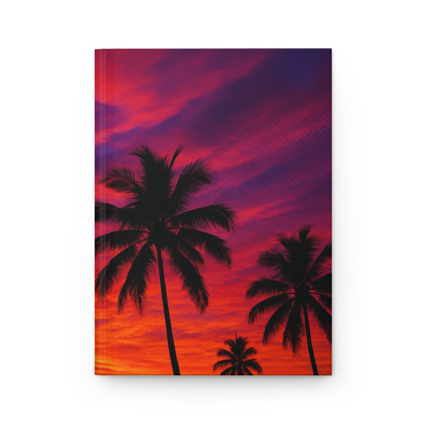 Electric Sunset Vibes - Hardcover Journal Matte