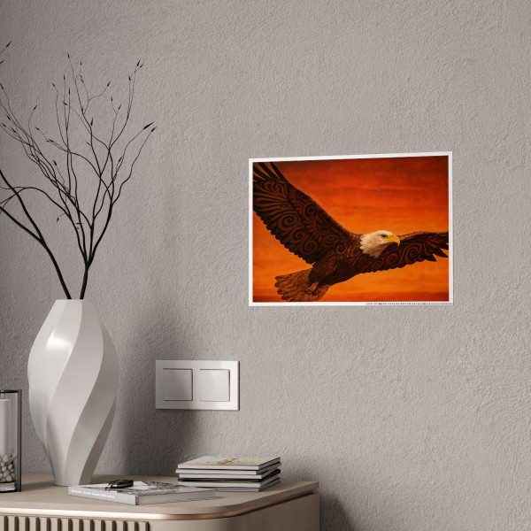 Sacred Eagle Flight - Gloss Posters