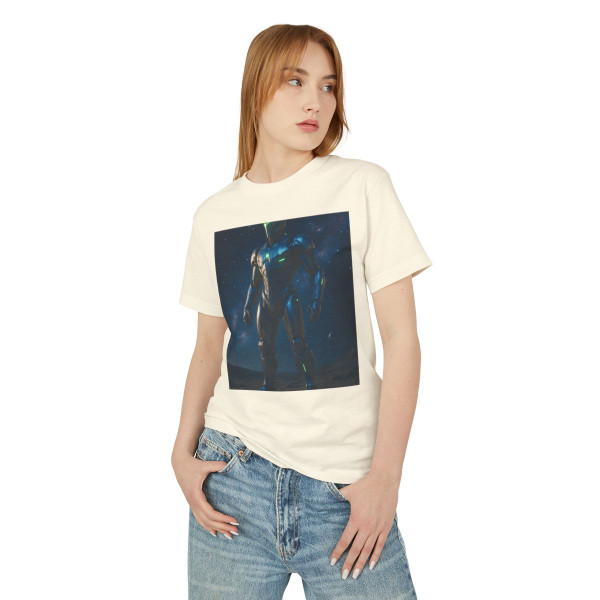 Galactic Guardian Bot - Unisex Garment-Dyed Heavyweight Cotton Tee