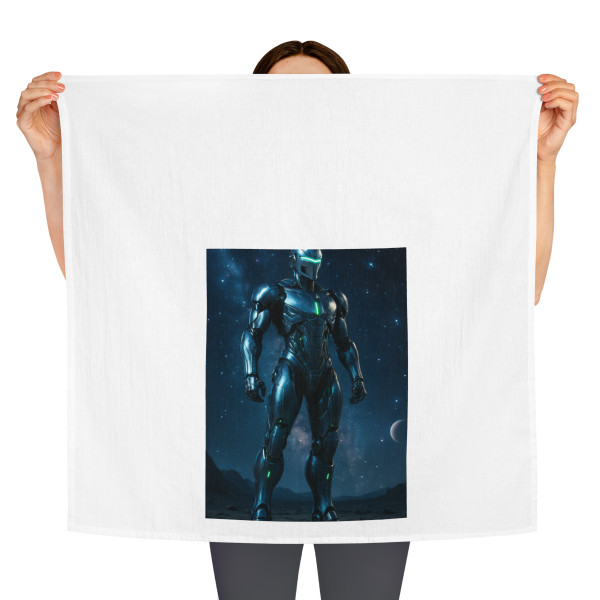 Galactic Guardian Bot - Tea Towel