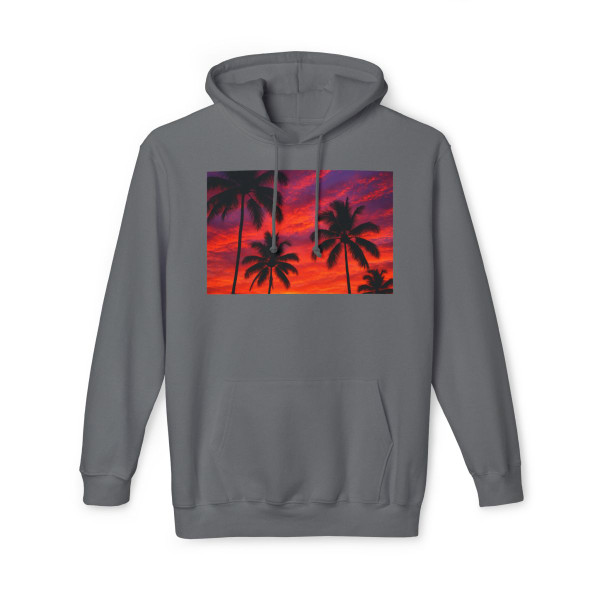 Electric Sunset Vibes - Unisex Hooded Sweatshirt, Made in US