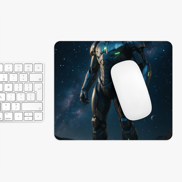 Galactic Guardian Bot - Mouse Pad 
