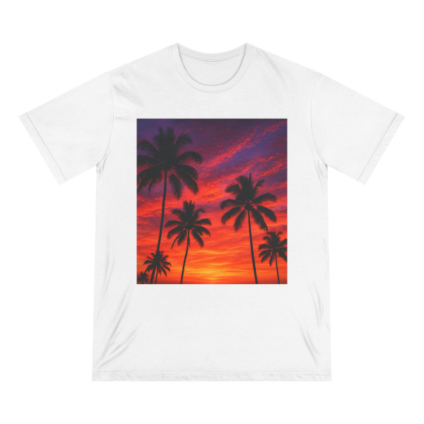 Electric Sunset Vibes - Organic Staple T-shirt