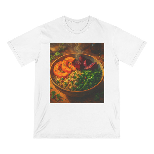 Rustic Harvest Bowl with Roasted Autumn Vegetables - Organic Staple T-shirt