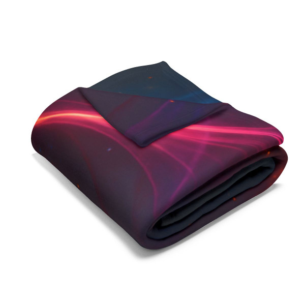 Quantum Pulse - Arctic Fleece Blanket