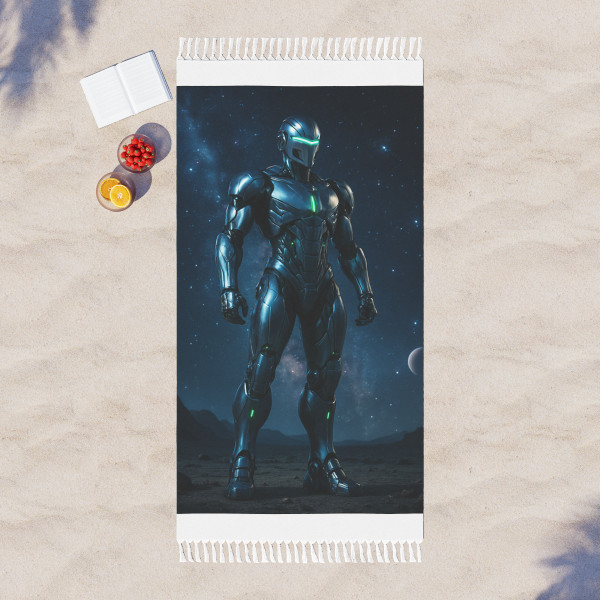 Galactic Guardian Bot - Boho Beach Cloth