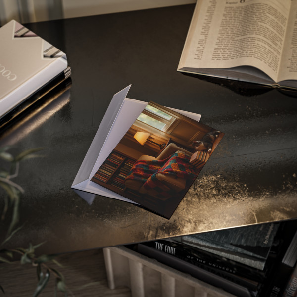 Whimsical Reading Retreat - Holiday Cards (One-sided print)