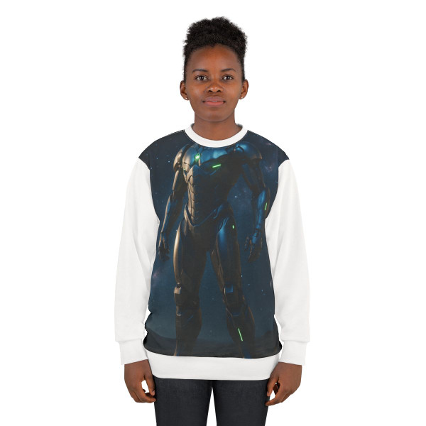 Galactic Guardian Bot - Unisex Sweatshirt (AOP)
