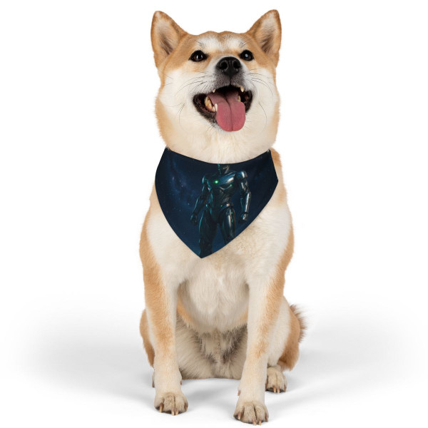 Galactic Guardian Bot - Pet Bandana Collar