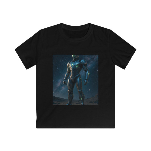 Galactic Guardian Bot - Kids Softstyle Tee