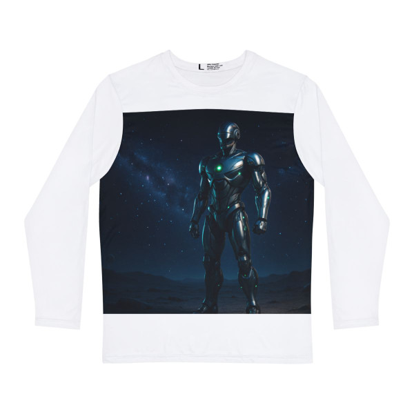 Galactic Guardian Bot - Men's Long Sleeve Shirt (AOP)
