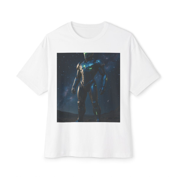 Galactic Guardian Bot - Unisex Oversized Boxy Tee