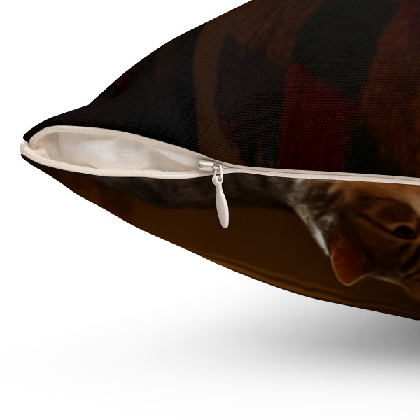 Whimsical Reading Retreat - Spun Polyester Square Pillow