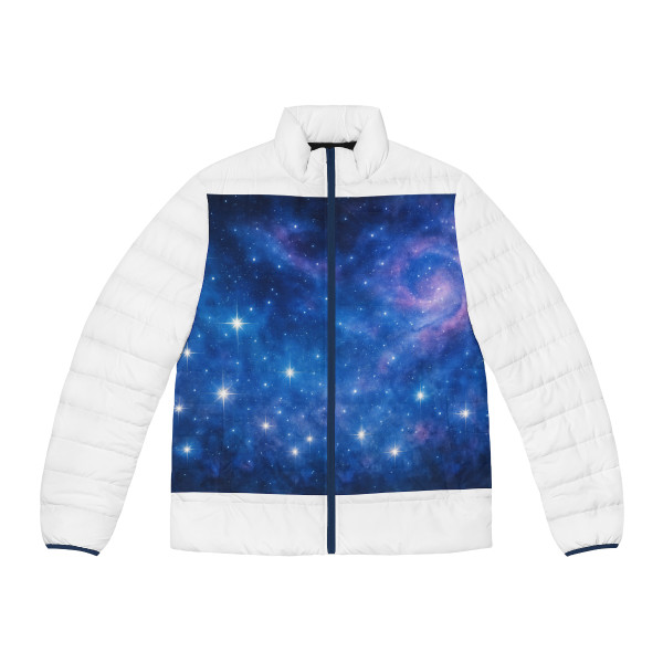 Ethereal Star Garden - Men's Puffer Jacket (AOP)