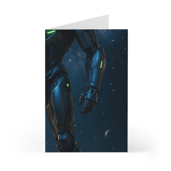 Galactic Guardian Bot - Greeting Cards (7 pcs)